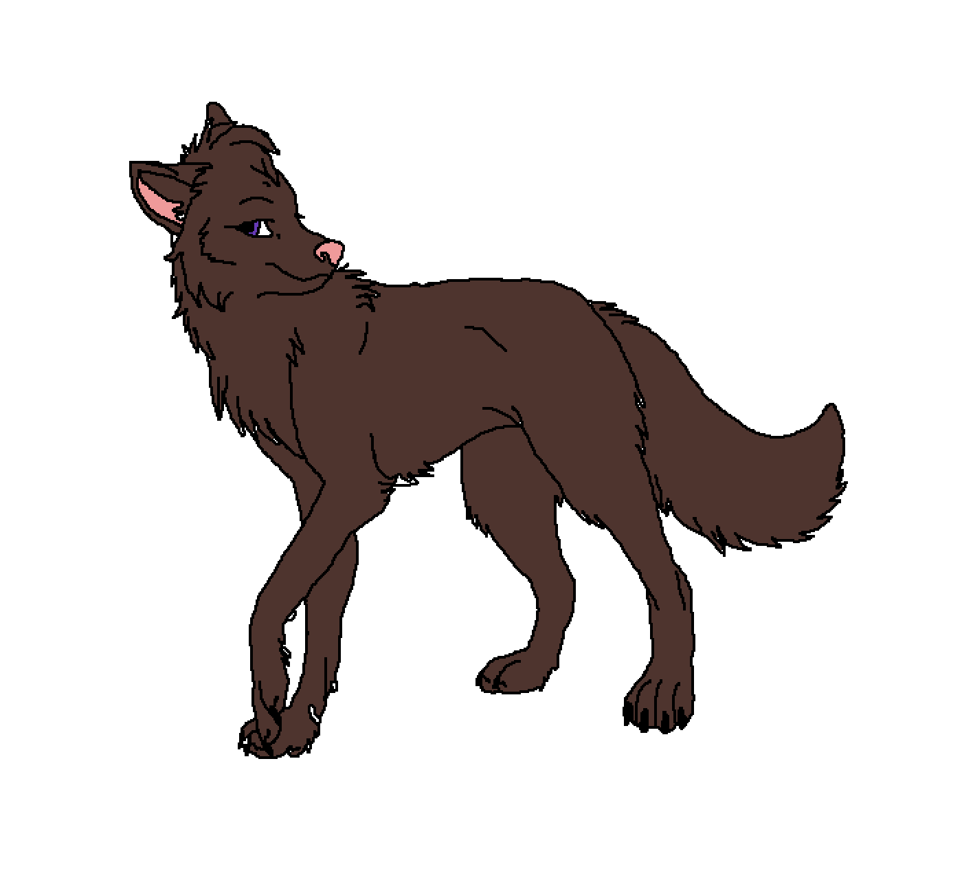 Female Wolf PNG Photo