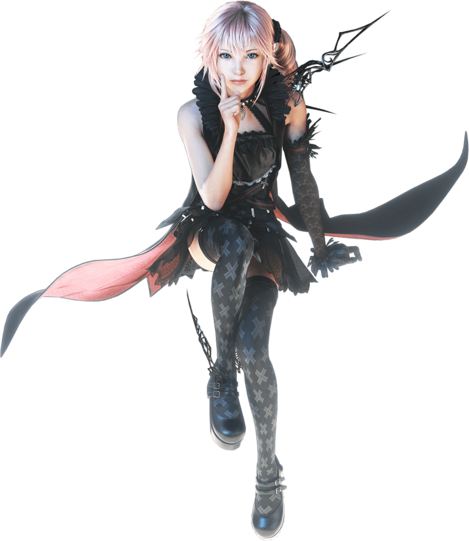 Final Fantasy Girl Characters PNG High-Quality Image