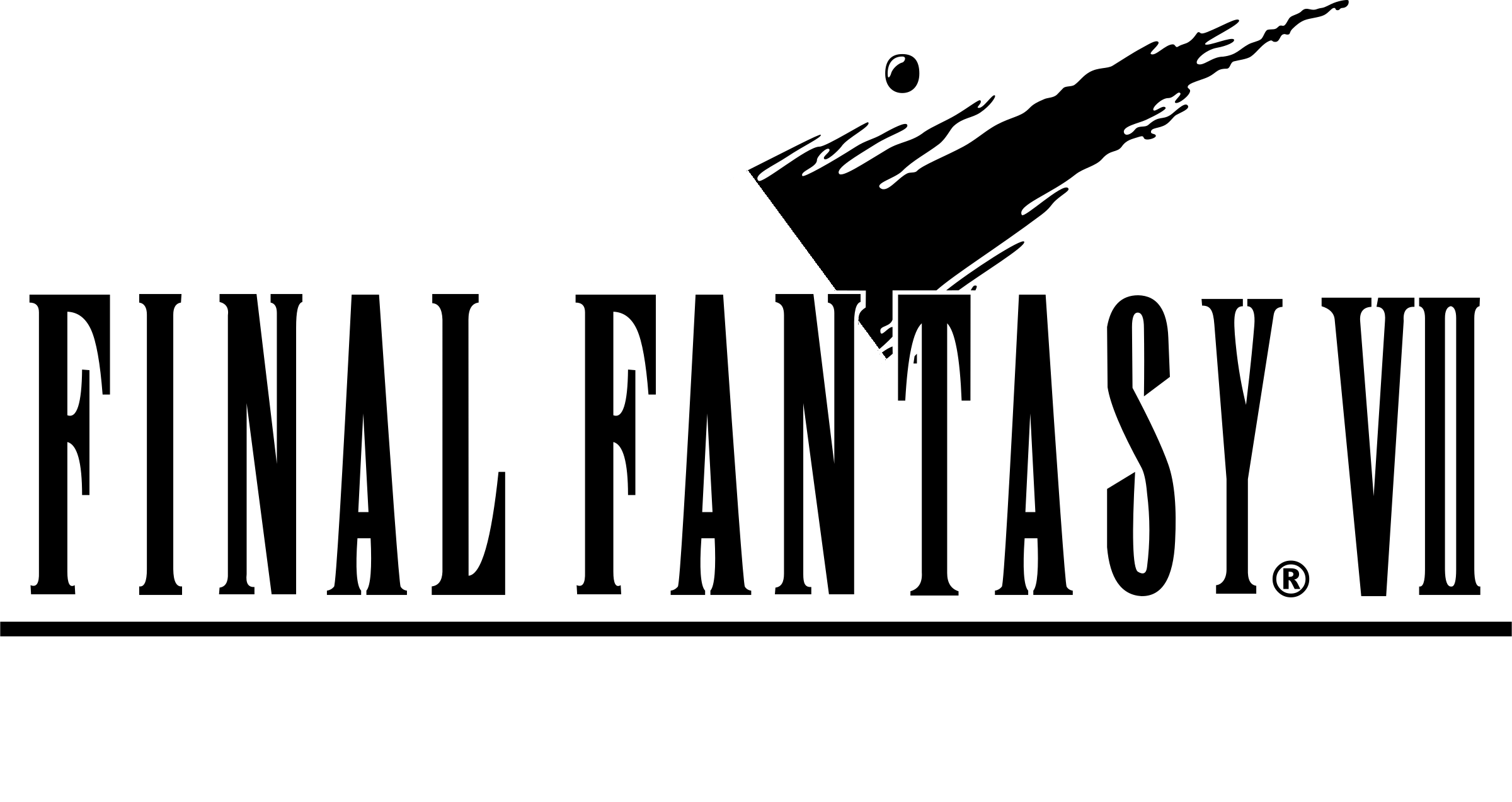 Final Fantasy Logo PNG Image Background