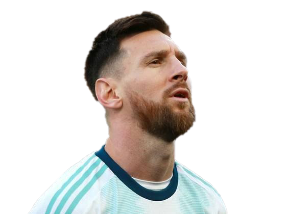 Footballeur Lionel Messi PNG image