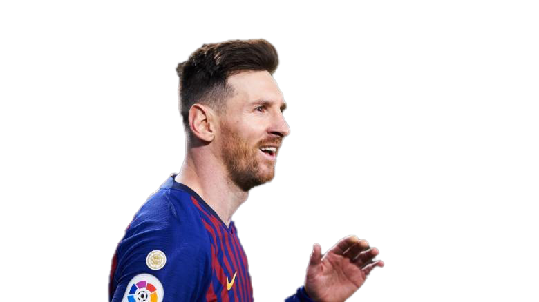 Fußballer Lionel Messi PNG Transparentes Bild