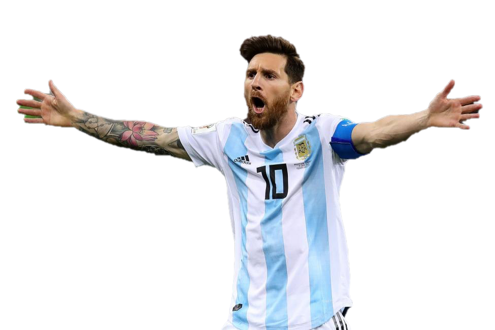 Fußballer Lionel Messi Transparente Bilder