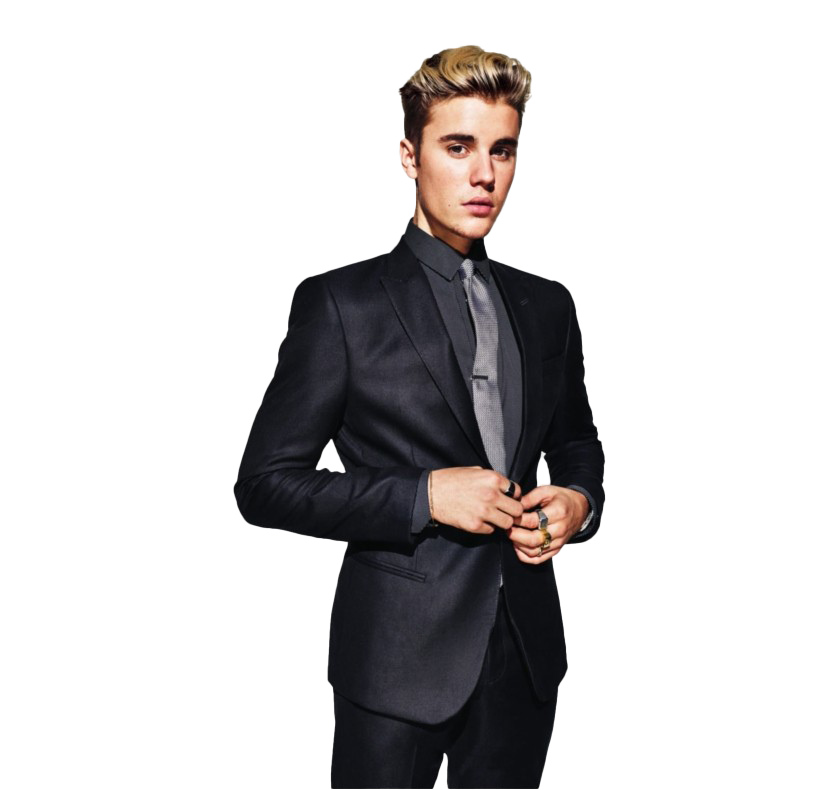 พื้นหลังภาพ Justin Bieber เต็มรูปแบบ PNG