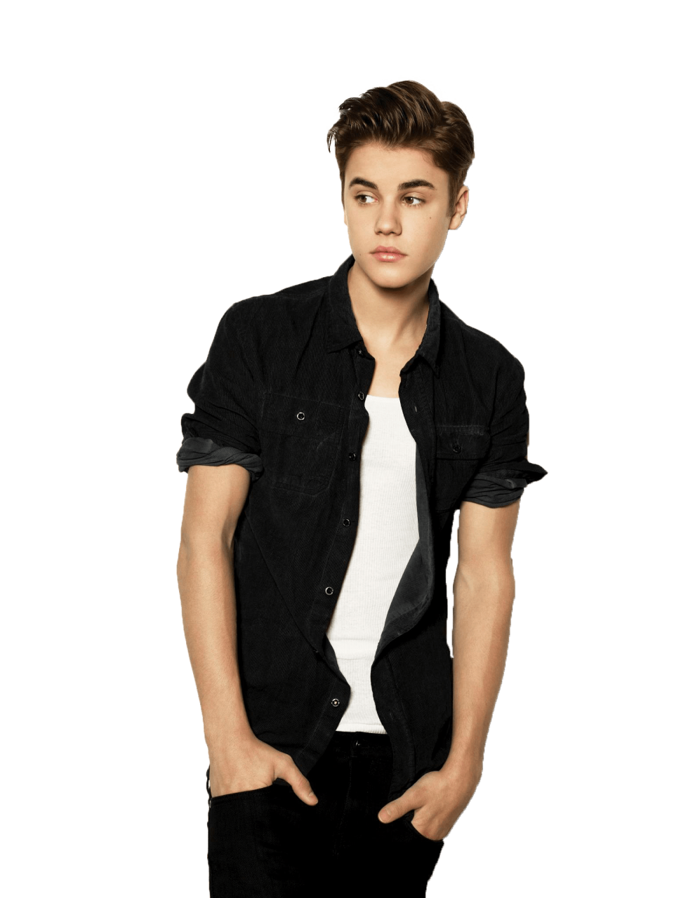 Full Body Justin Bieber PNG Transparent Image