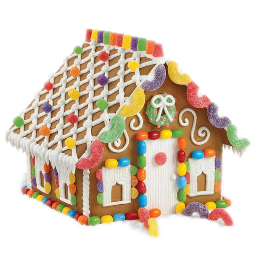 Gingerbread House PNG Transparant Beeld