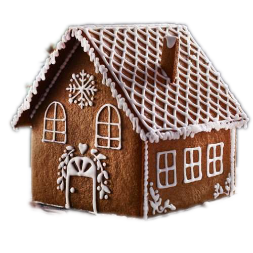 Gingerbread Man House PNG Free Download