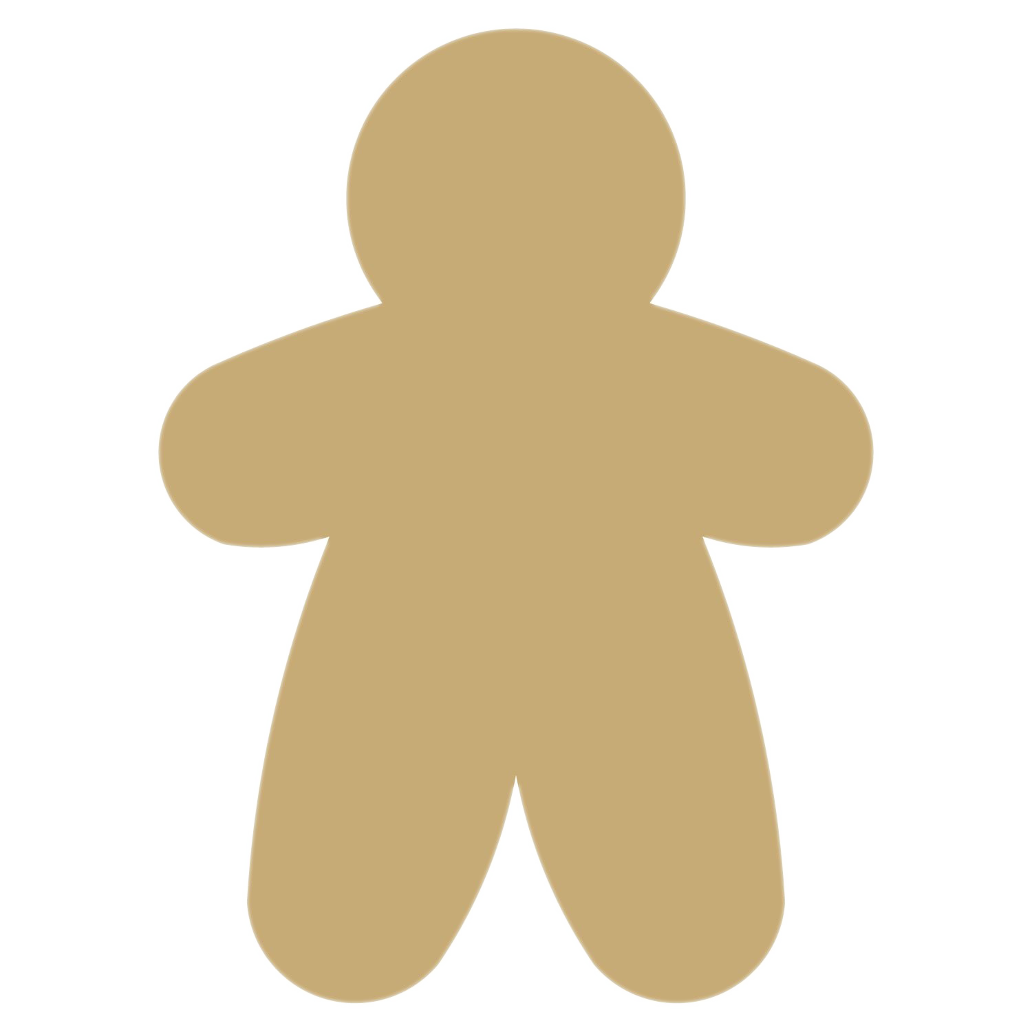 Gingerbread Man PNG High-Quality Image