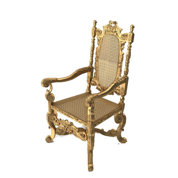 Gold Throne PNG High-Quality Image