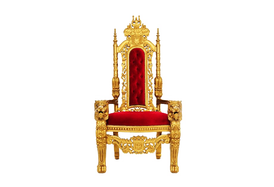 Gold Throne PNG Transparent Image
