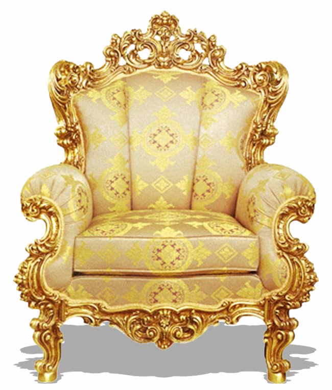 Gold Throne Transparent Image