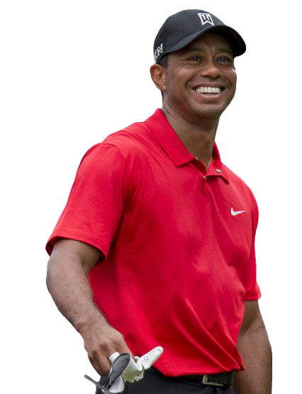 Golfer Tiger Woods Download Transparent PNG Image