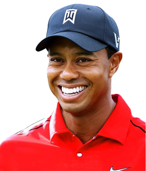Golfer Tiger Woods PNG Photo
