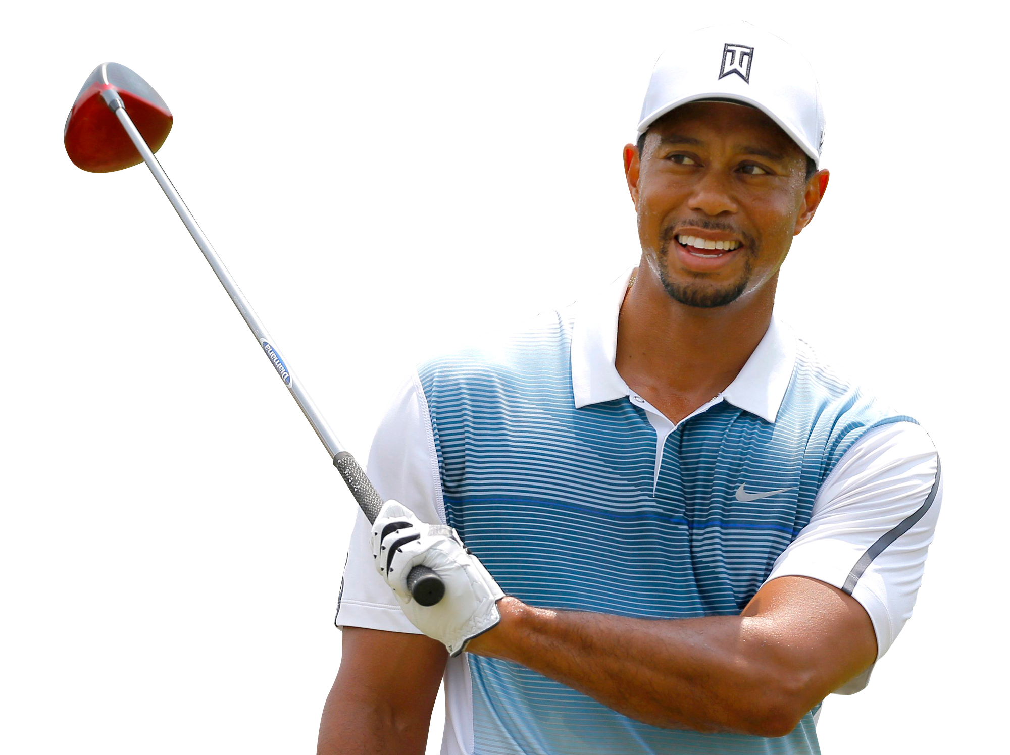 Golfer Tiger Woods Transparent Background PNG