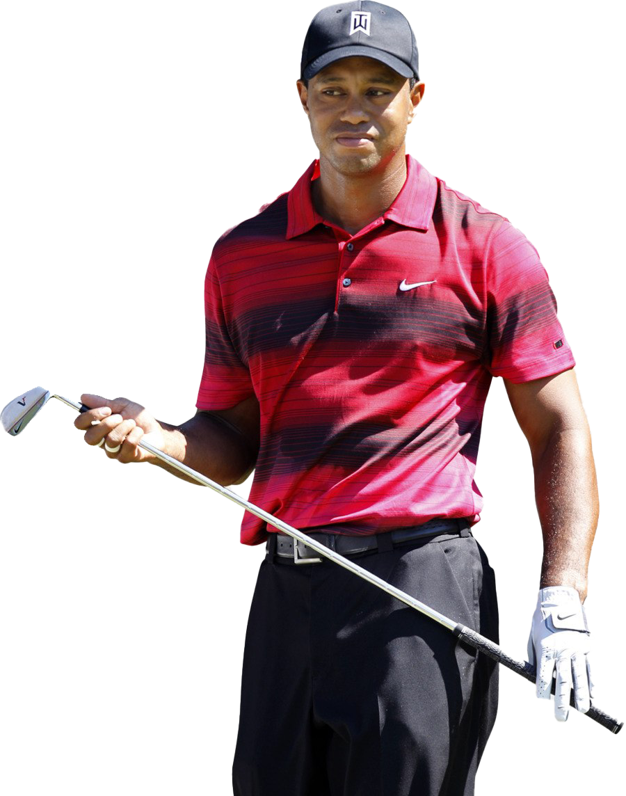 Golfer Tiger Woods transparente Bilder