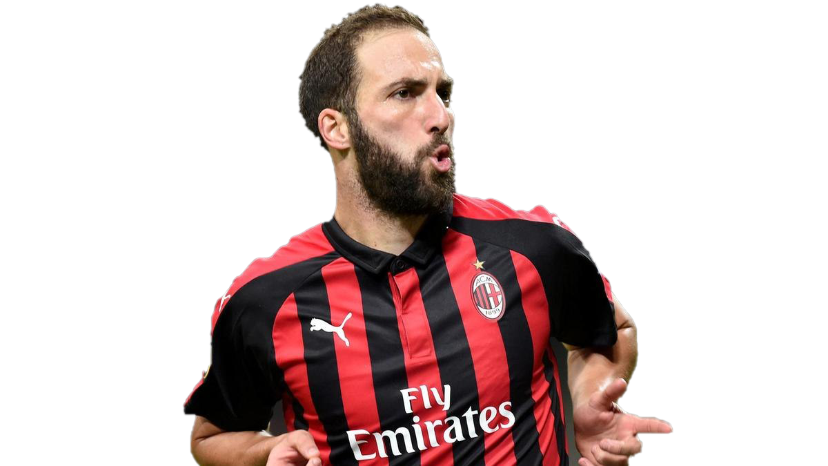 Gonzalo Higuain PNG High-Quality Image