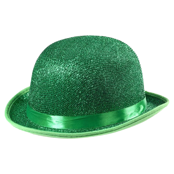 Green Bowler Hat PNG Image Background