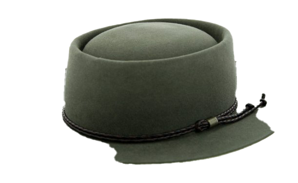 Sombrero de bombín verde PNG photo