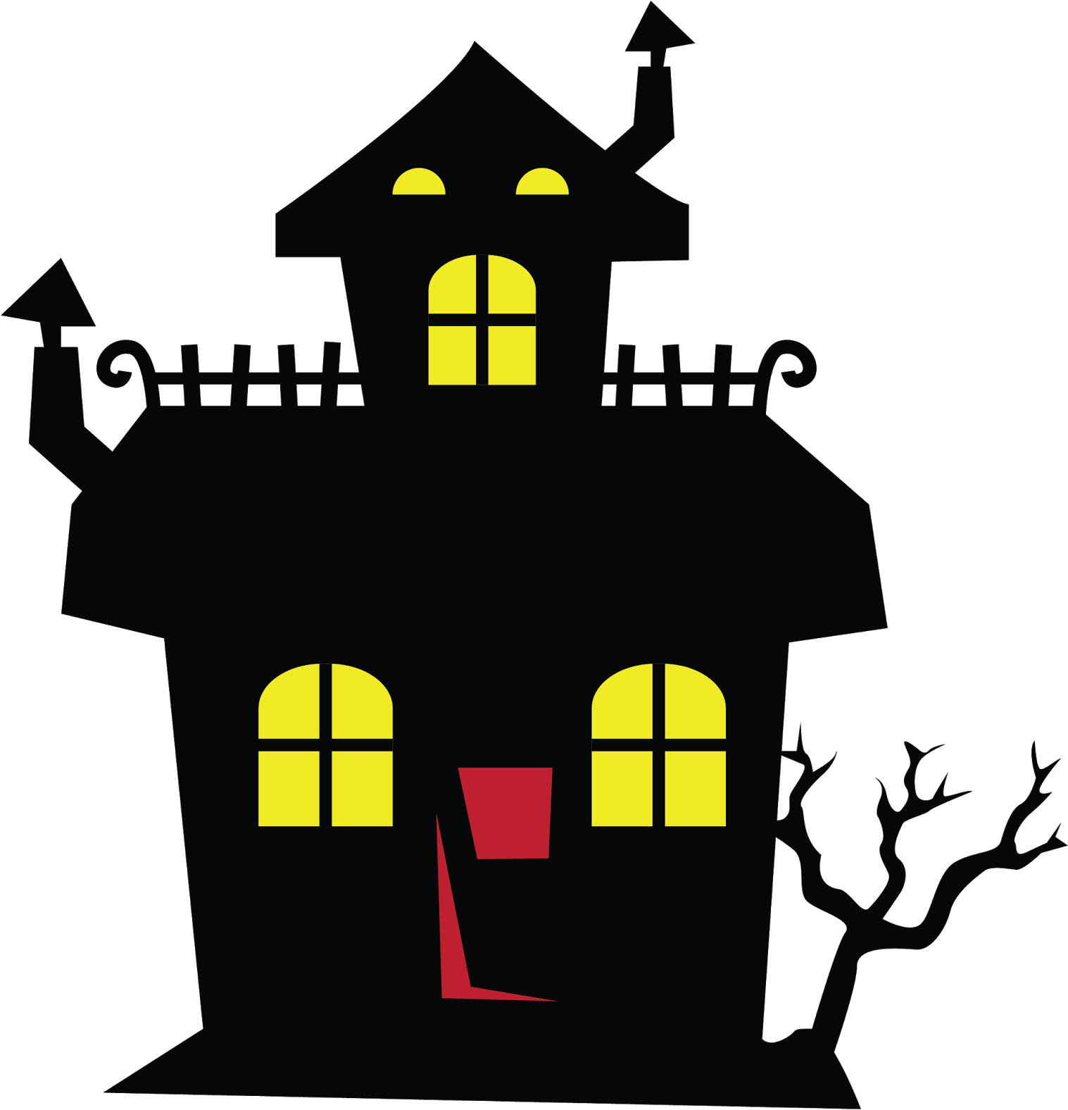 Halloween Haunted House Free PNG Image