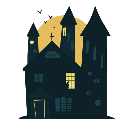 Halloween Haunted House PNG Pic
