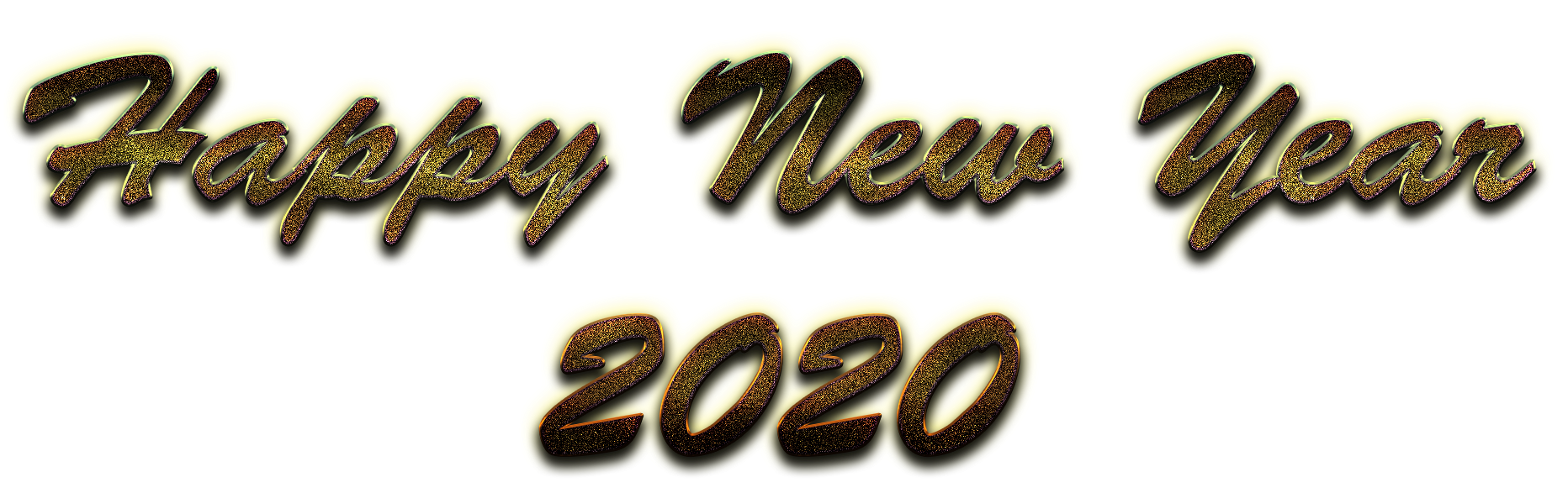 Happy New Year 2020 PNG High-Quality Image