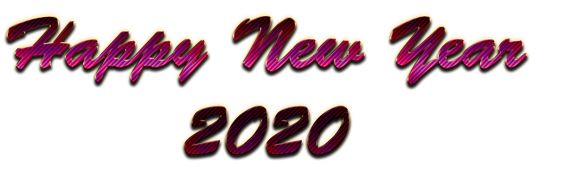 Happy New Year 2020 PNG Image Background
