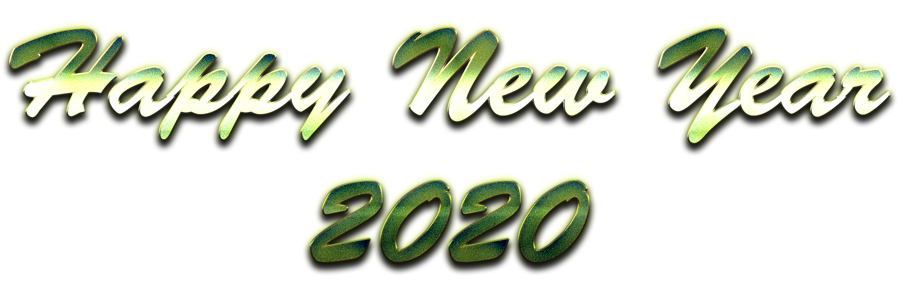 Happy New Year 2020 PNG Photo