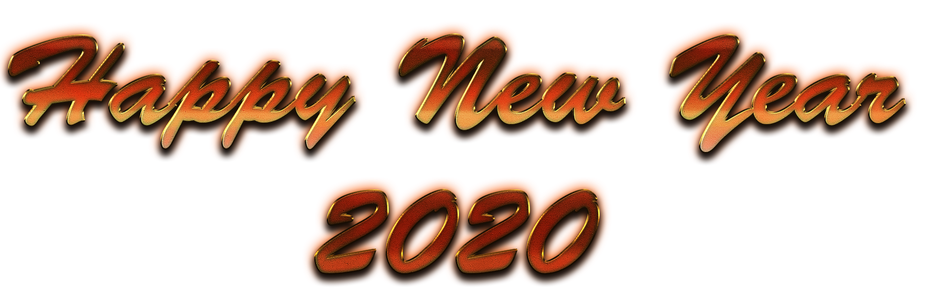 Happy New Year 2020 Transparent Image