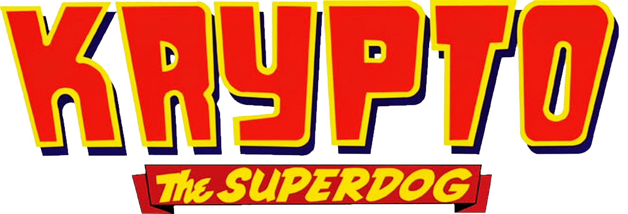 Krypto ang superdog logo PNG Background ng Imahe