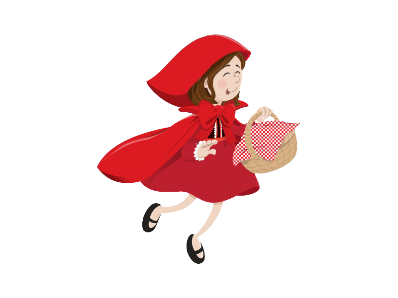 Little Red Riding Hood PNG Background Image