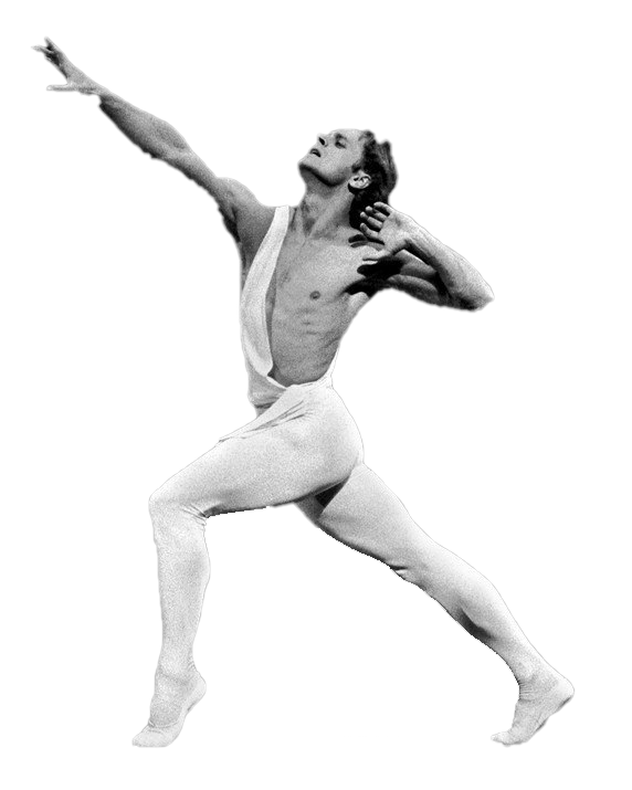 Priorità bassa dellimmagine del PNG del balletto maschio