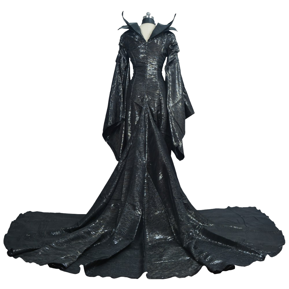 Gaun Maleficent PNG Gambar Transparan