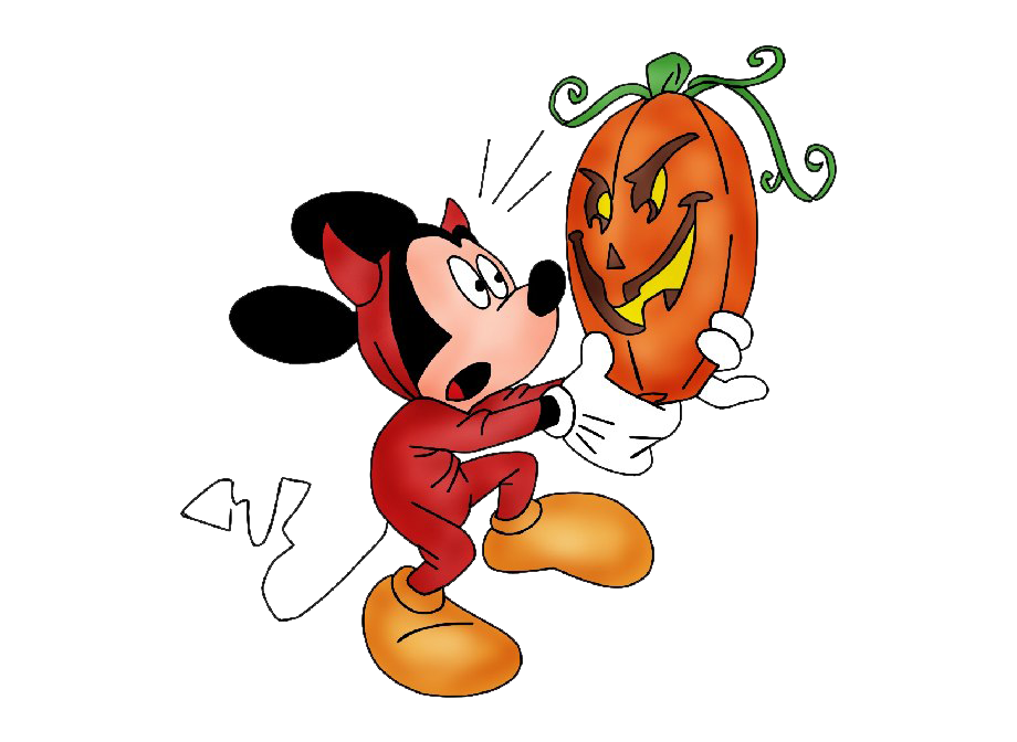 Mickey Mouse Halloween PNG imagen Transparente