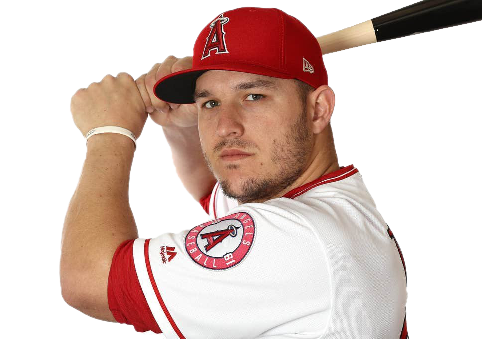 Mike Trout PNG Background Image