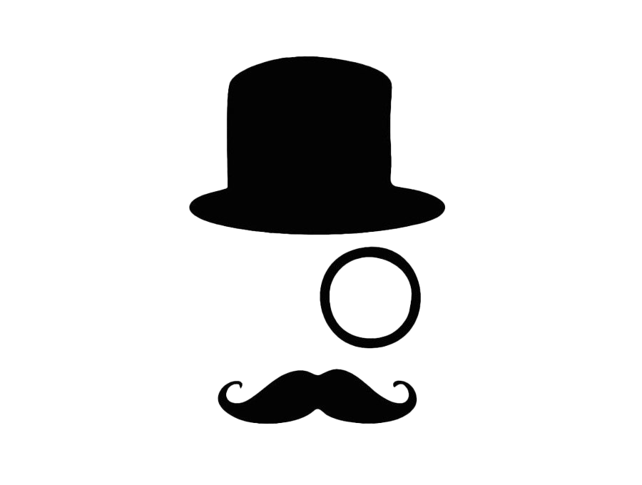 Mustache Bowler Hat Download Transparent PNG Image