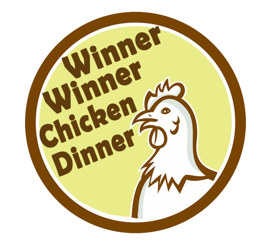 PUBG Winner Winner Chicken Dinner PNG Image