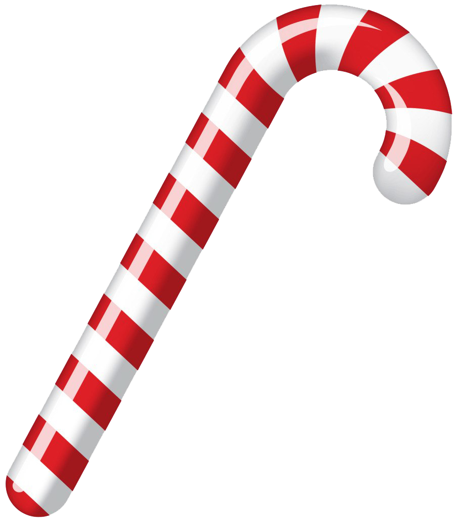 Peppermint Candy Cane PNG Pic