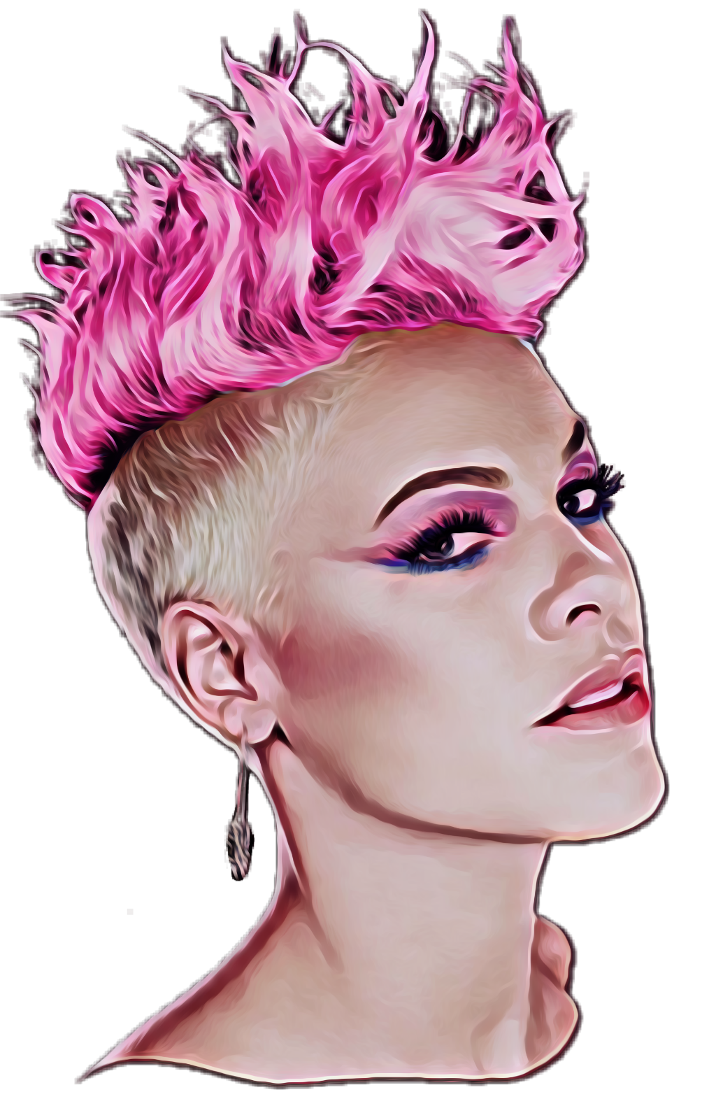 Pink Singer PNG Image Transparent