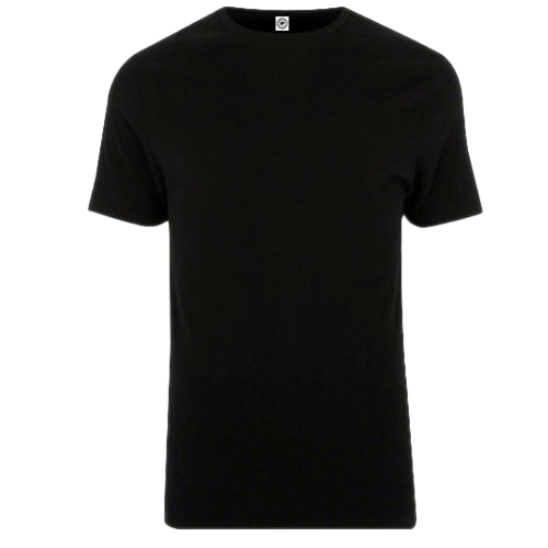 Effen zwart T-shirt Gratis PNG-Afbeelding