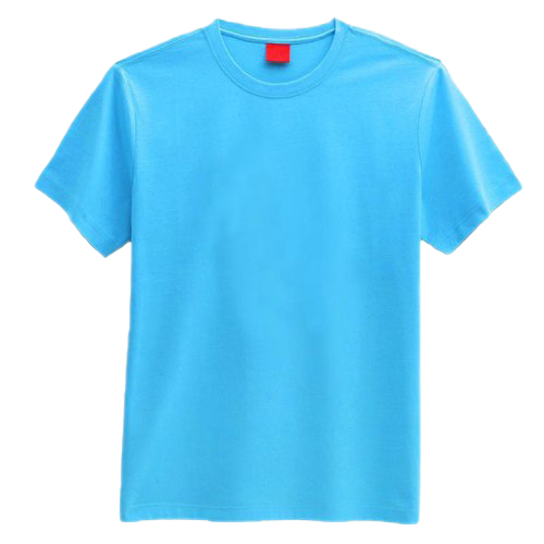 Plain Blue T-Shirt Kostenloses PNG-Bild