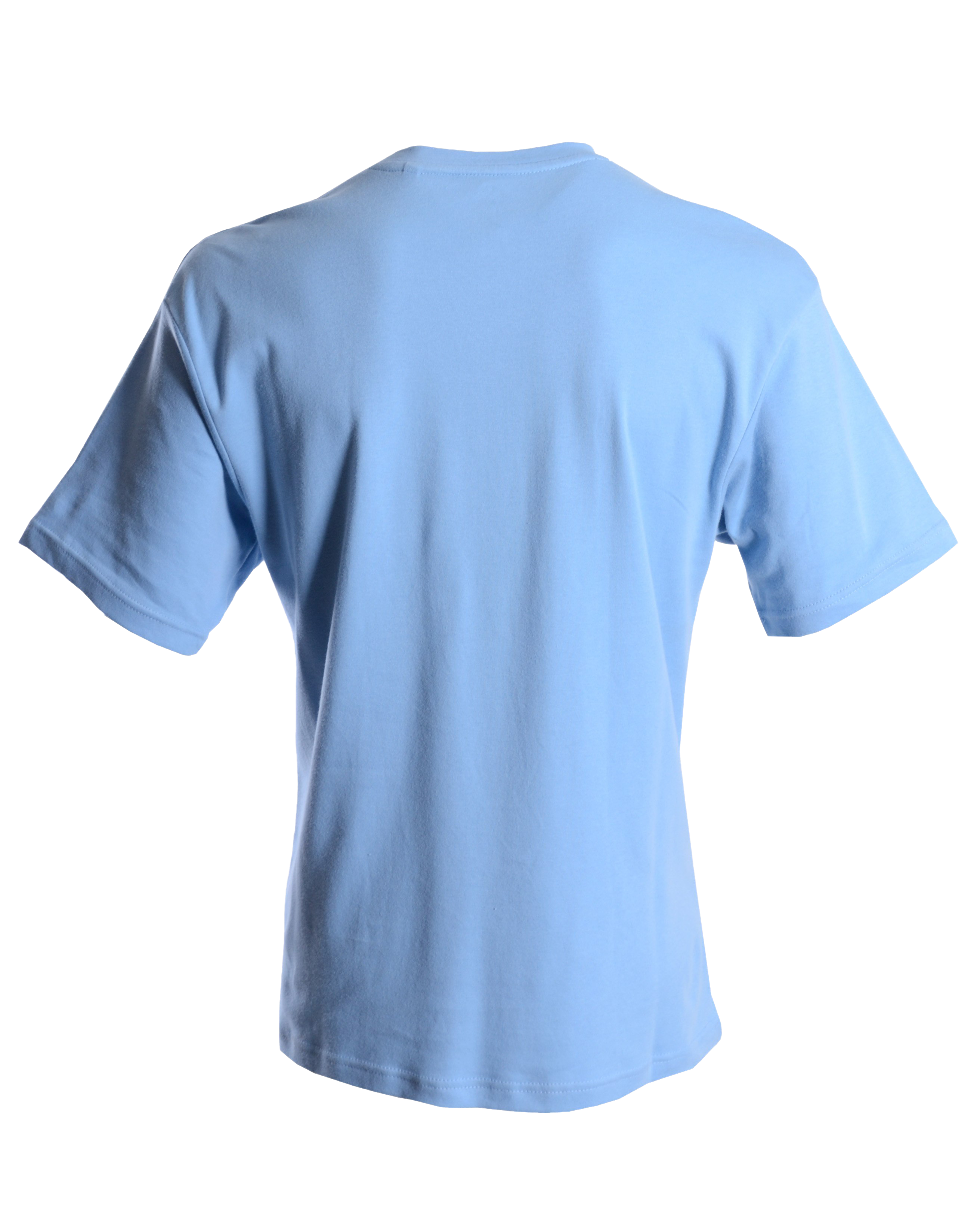 Camiseta azul plana PNG imagen de alta calidad