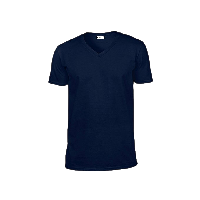 T-shirt biru polos PNG Gambar Transparan