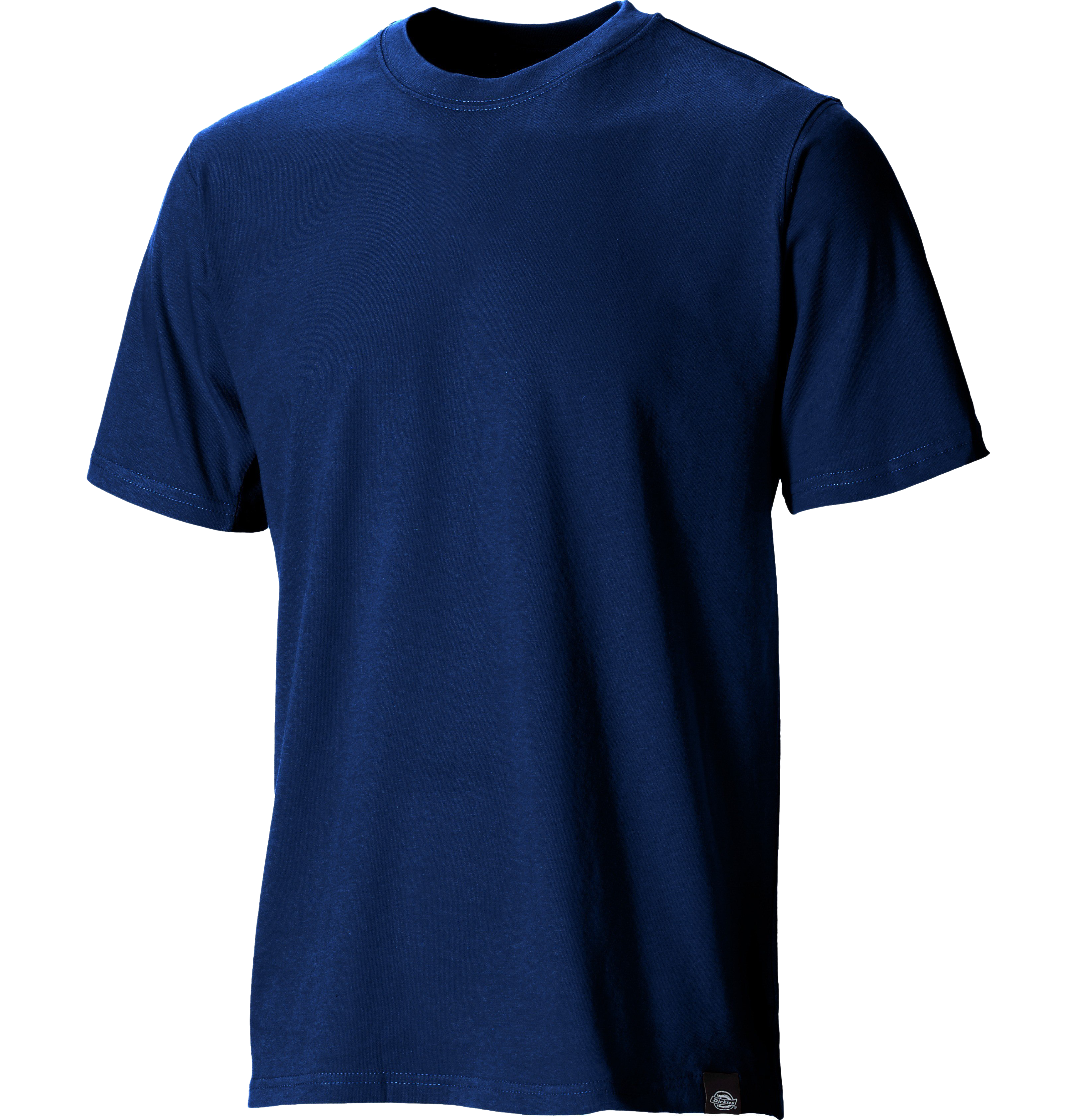 Effen blauwe T-shirt Transparante achtergrond PNG