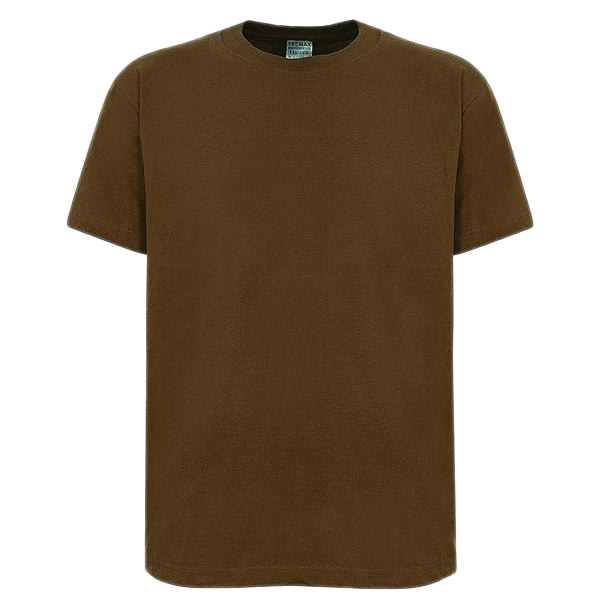 Effen bruin T-shirt PNG Download Afbeelding