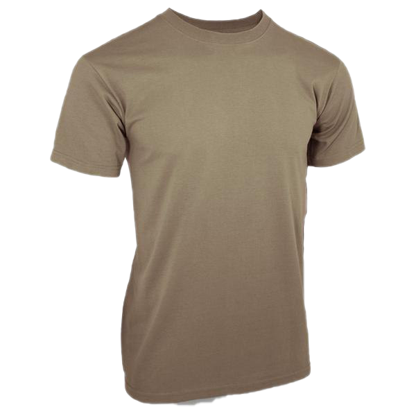 T-shirt brun uni PNG Téléchargement GRATUIT