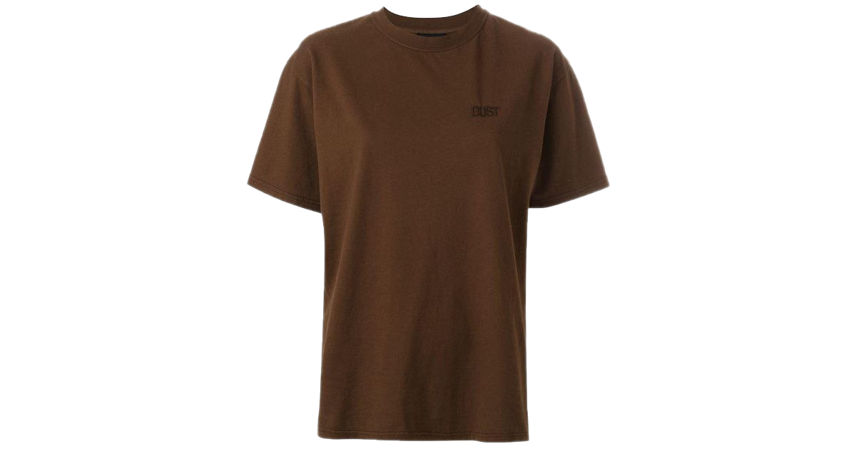 Effen bruine t-shirt PNG-foto