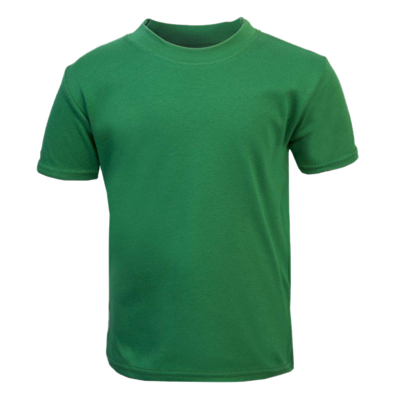 Plain Green T-Shirt PNG Download Image