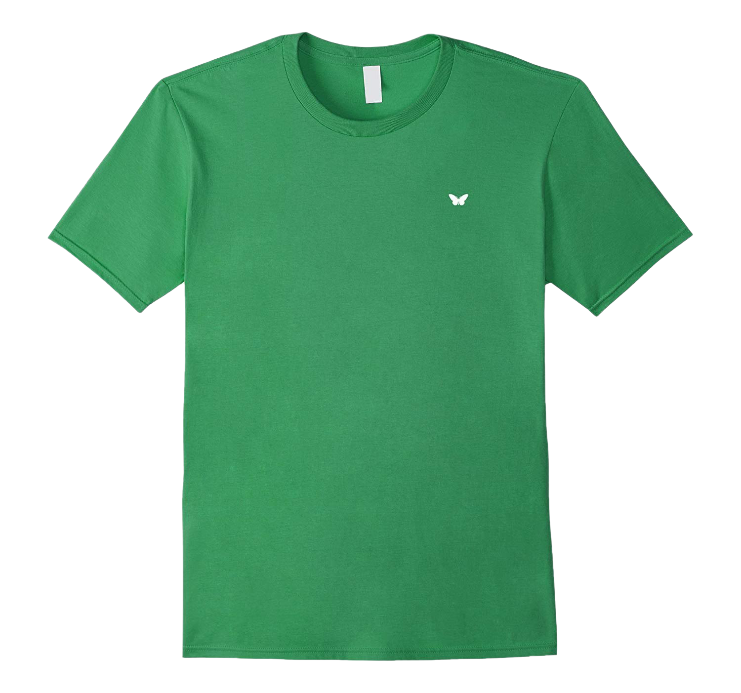 Imagen de PNG de camiseta verde lisa