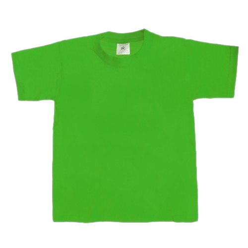 T-shirt verde simples foto PNG
