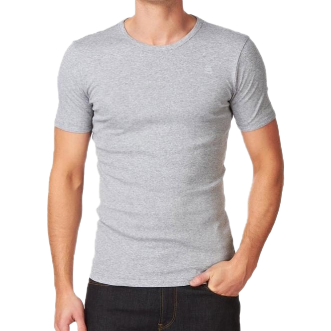 T-shirt cinza simples fundo PNG