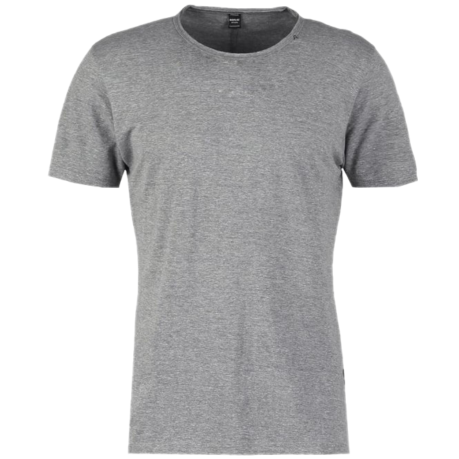 Imagem transparente de t-shirt cinza simples